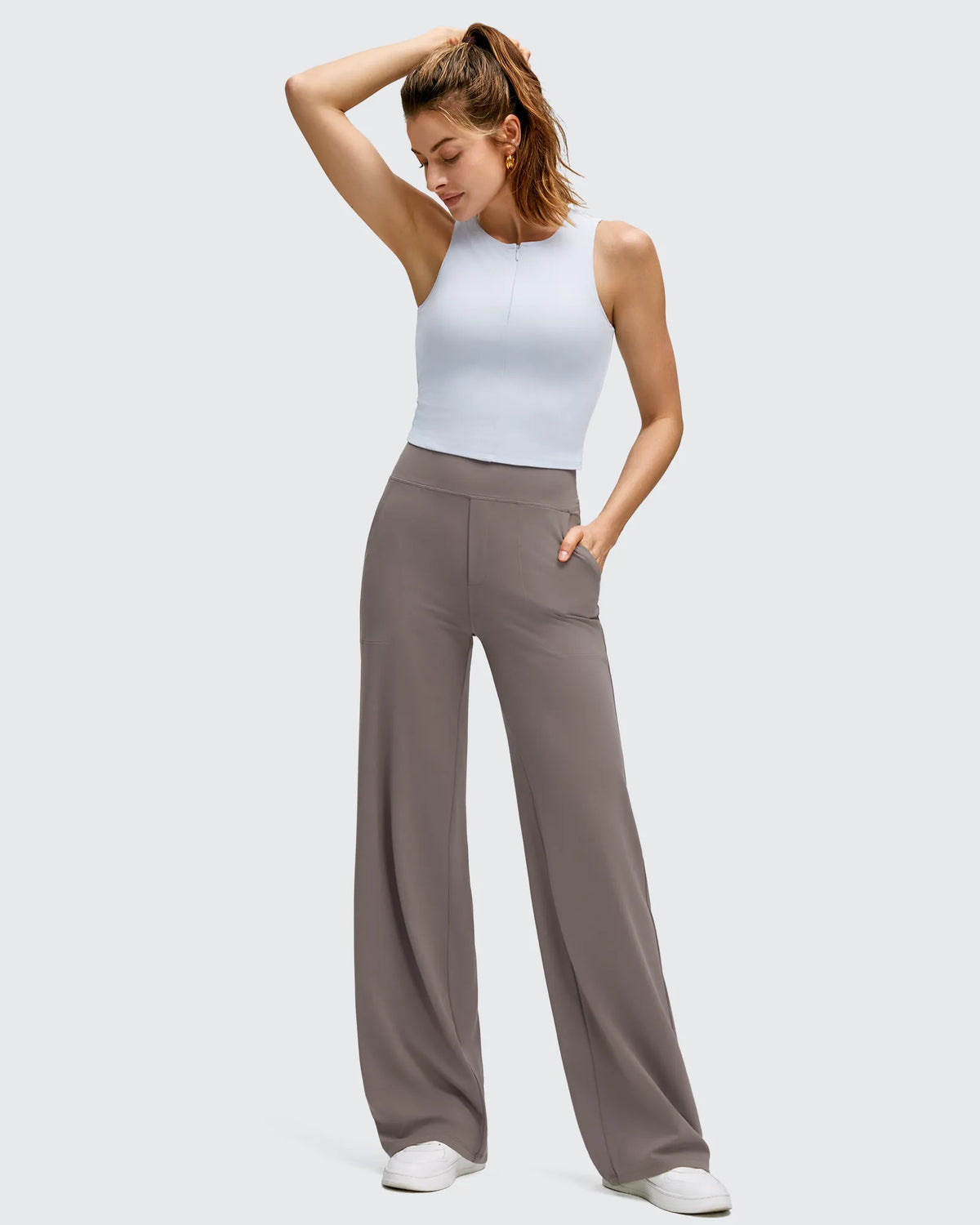 BareFeel High Stretch Wide Leg Yoga Pants