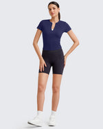 BareFeel Half Zip Slim Fit Athletic Shirts - G4Free