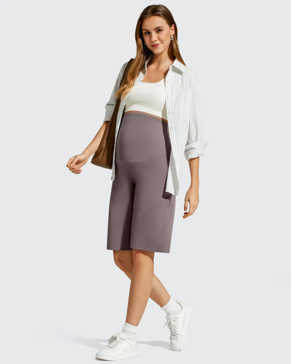 BareFeel Maternity Bermuda Wide Leg Shorts