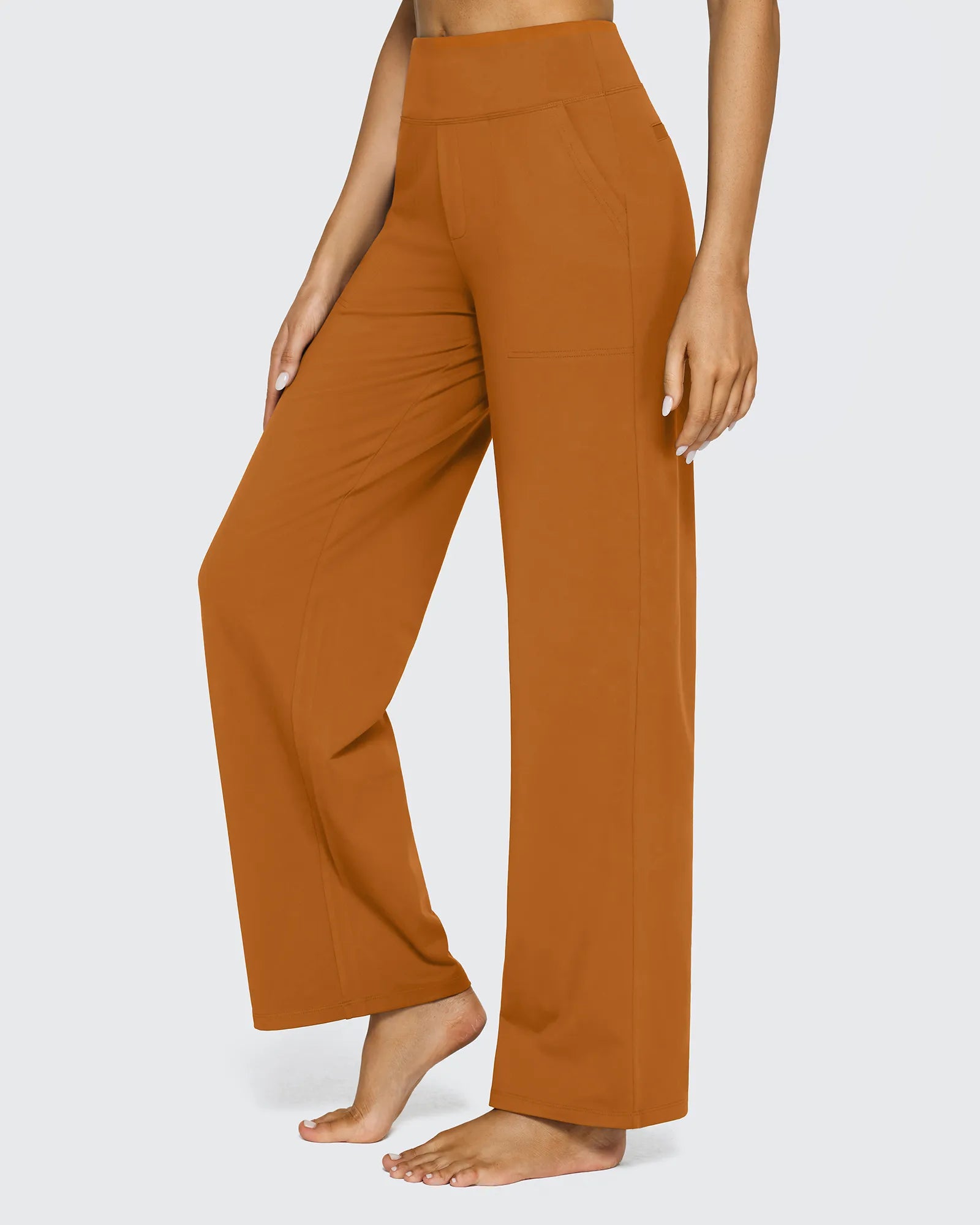 EverGoing Loose High-Waist Business Casual Pants 27'' - G4Free
