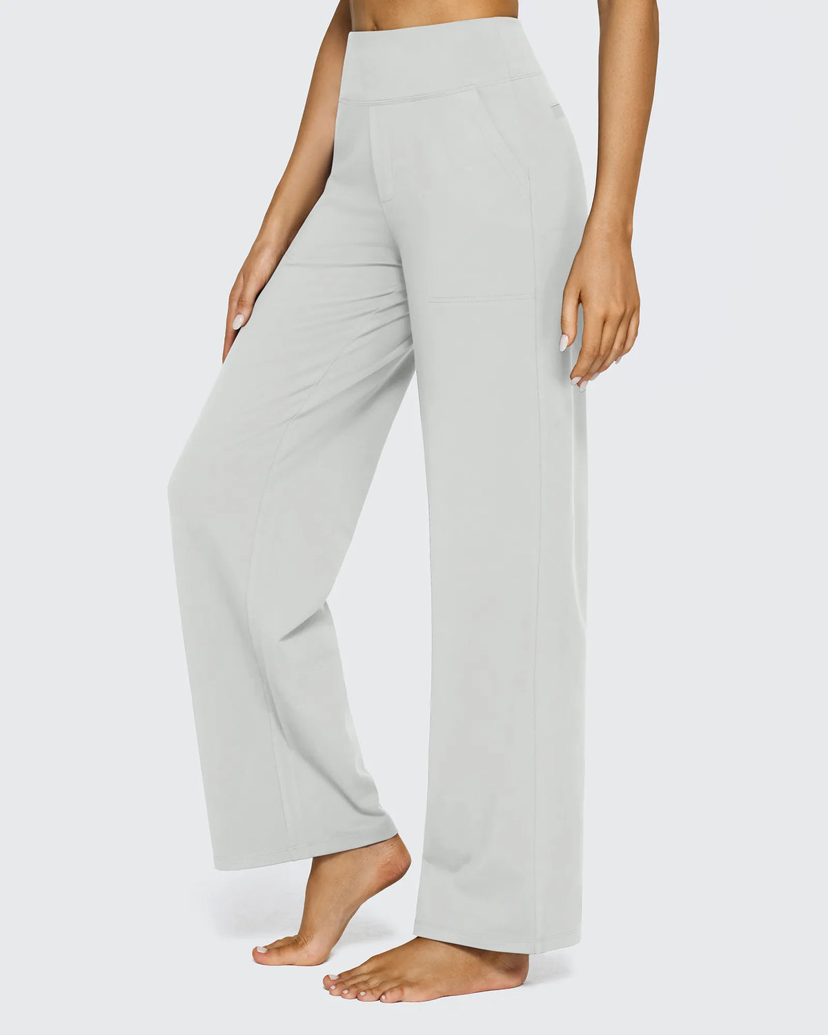 EverGoing Loose High-Waist Business Casual Pants 27'' - G4Free