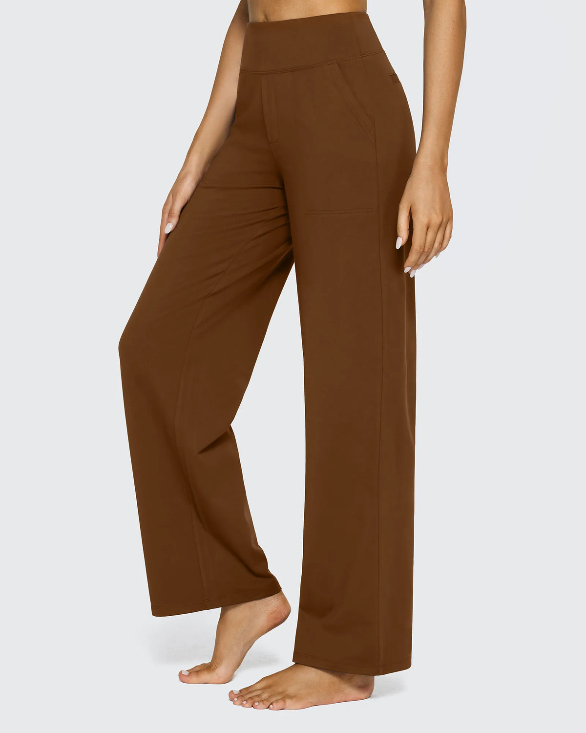 EverGoing Loose High-Waist Business Casual Pants 27'' - G4Free