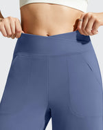 EverGoing Cross Waist Pockets Athletic Shorts 6''