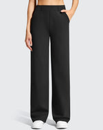 EverGoing Wide Leg  Belt Loops High-Waist Dress Pants