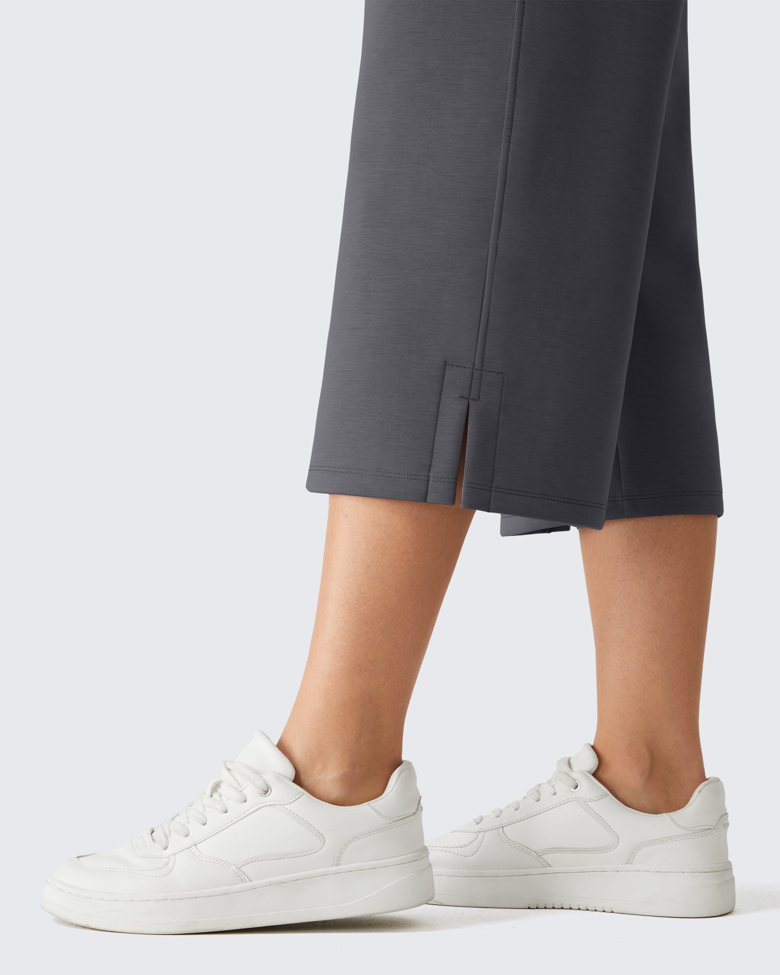 G4Free Smoofit Drawstring Wide Leg Capri Pants with Pockets