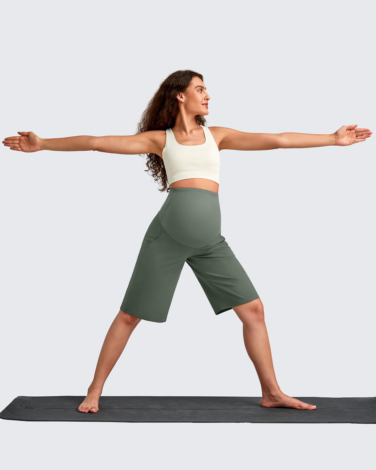 EverGoing Maternity Athletic Bermuda Shorts 12'' - G4Free