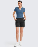 BareFeel Half Zip Slim Fit Athletic Shirts