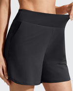 Chillwhisp Built-in Brief Liner High Waist Athletic Shorts
