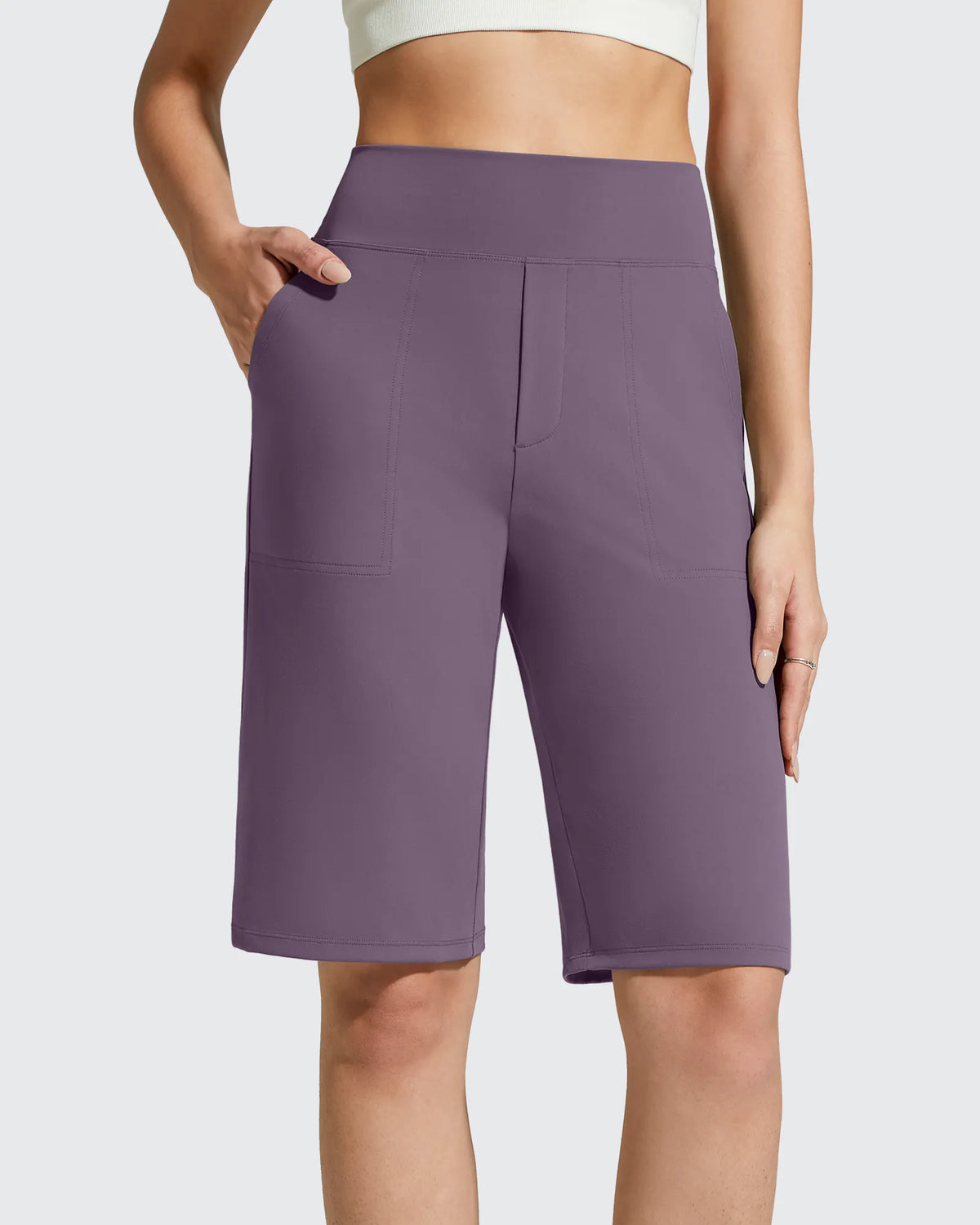 EverGoing Bermuda Pockets Knee Length Shorts 10"