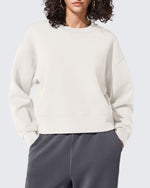 Smoofit Crewneck Pullover Loose Sweatshirts - G4Free