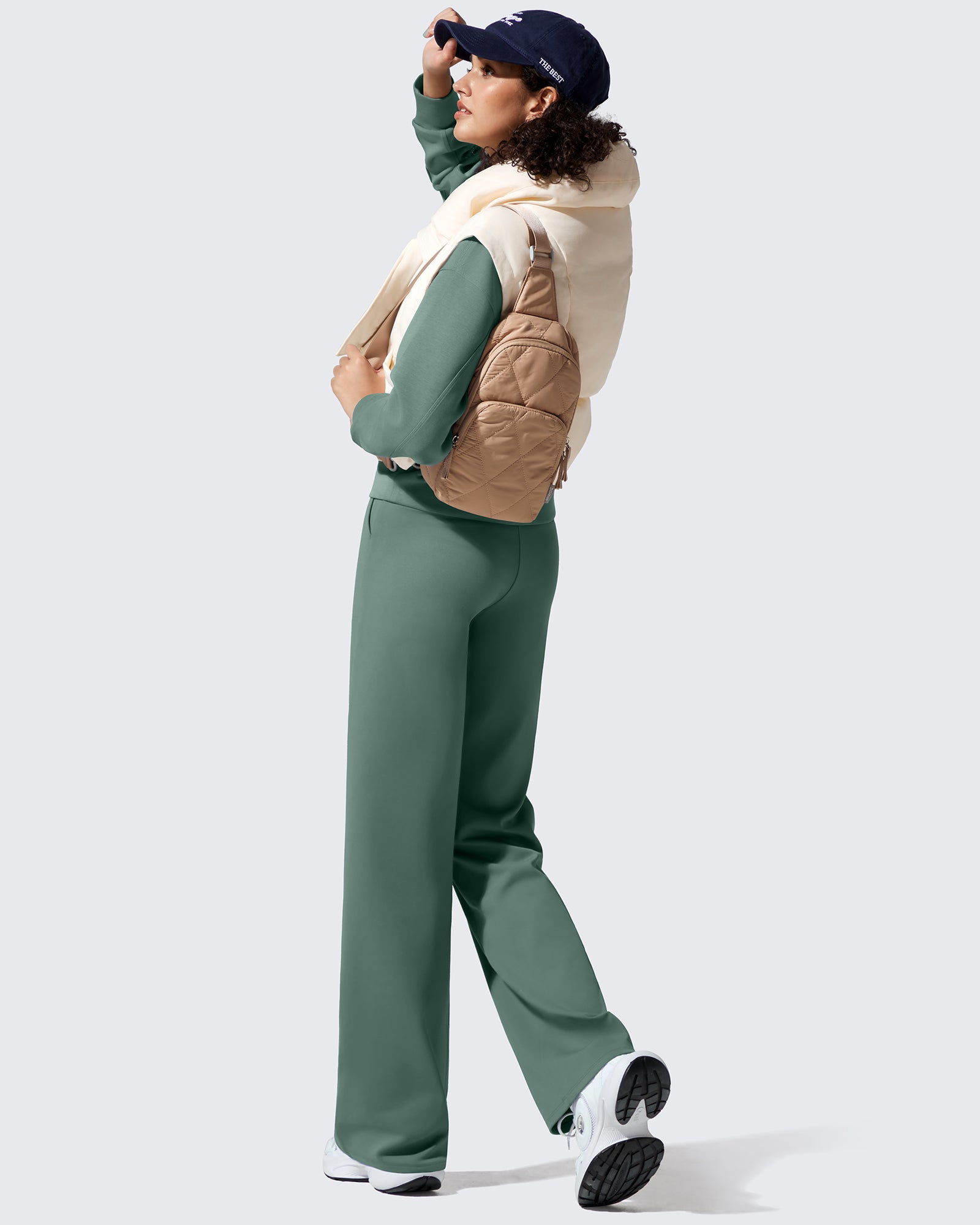 EverGoing Fleece Lined High-Waisted Dressy Pants - G4Free