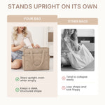 G4Free Lightweight Quilted Tote with Laptop Compartment