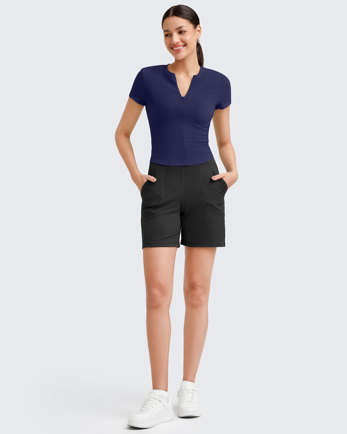BareFeel Half Zip Slim Fit Athletic Shirts - G4Free