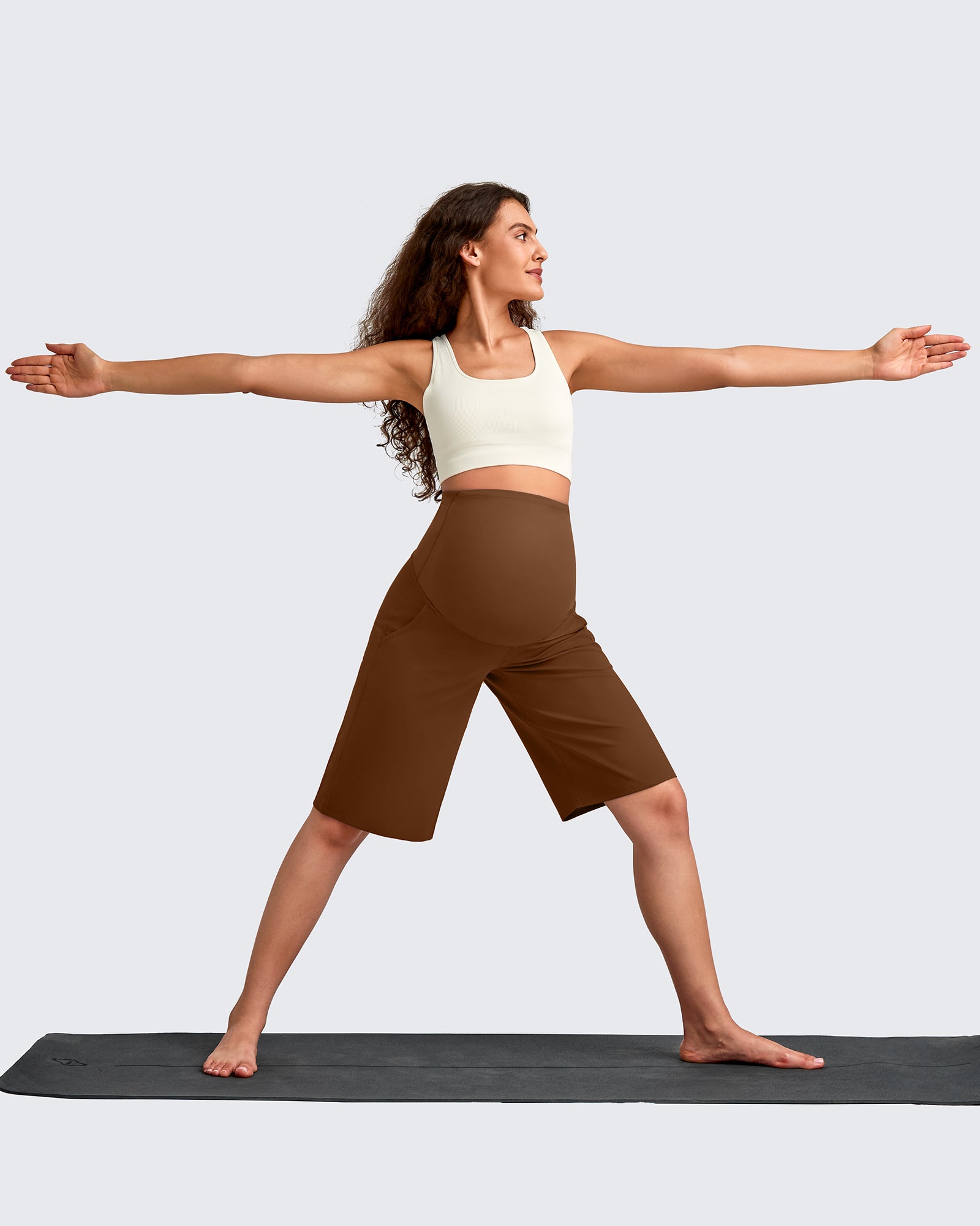 EverGoing Maternity Athletic Bermuda Shorts 12'' - G4Free