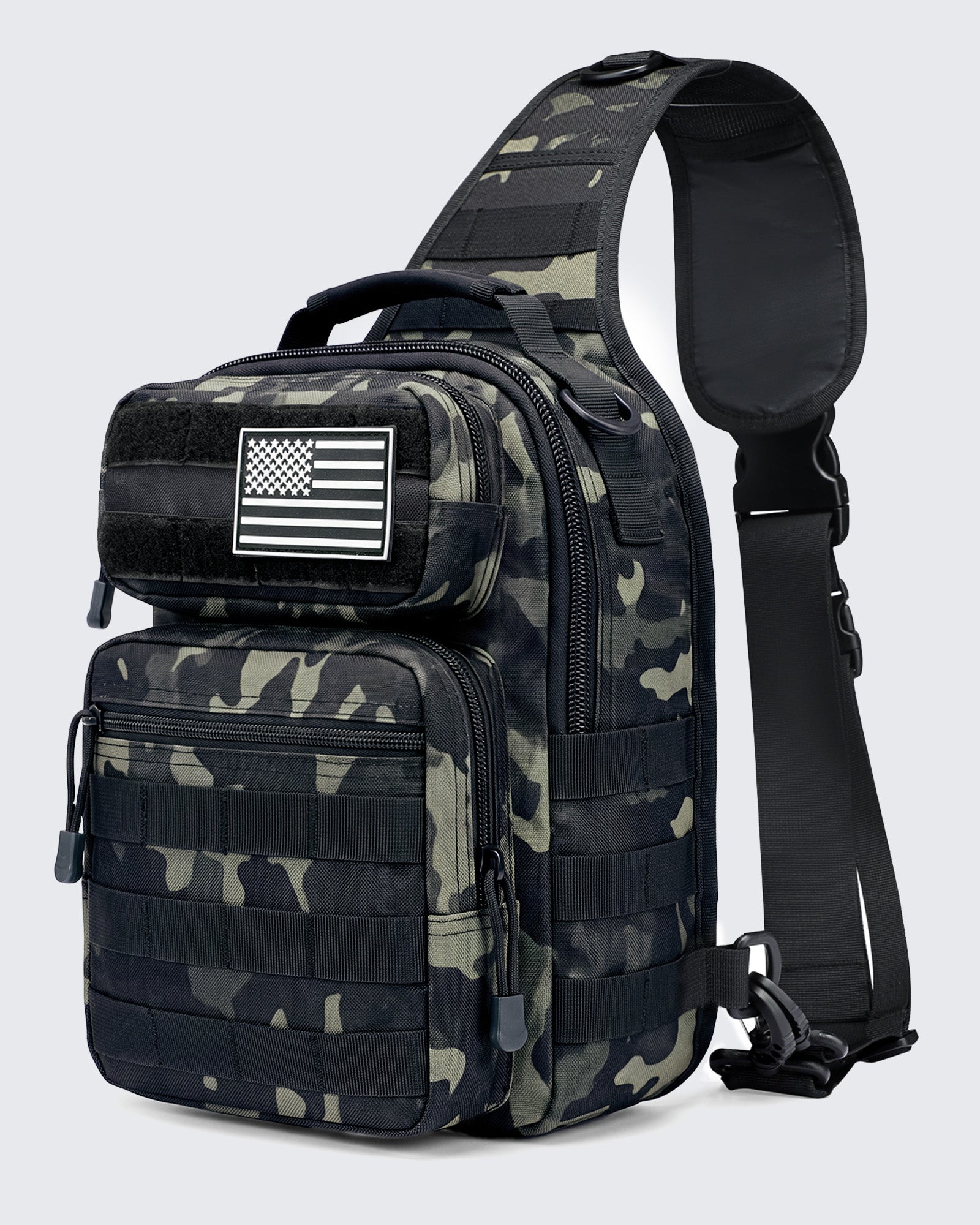 10L Military Tactical Sling Bag MOLLE EDC