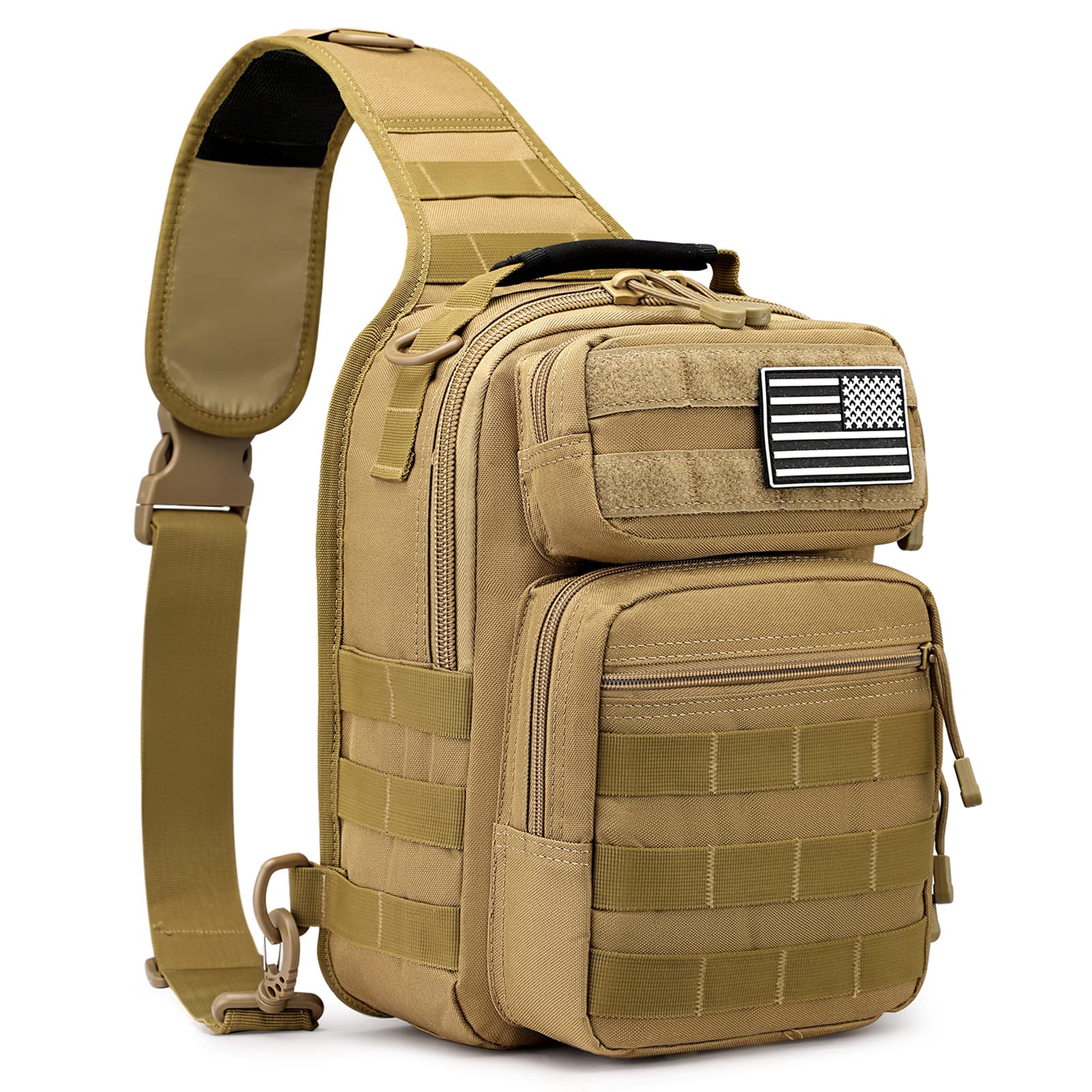 G4Free - 10L Military Tactical Sling Bag MOLLE EDC -D02V719B