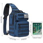 G4Free - 10L Military Tactical Sling Bag MOLLE EDC -D02V719F