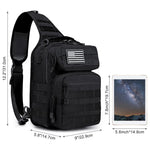 G4Free - 10L Military Tactical Sling Bag MOLLE EDC -D02V719F