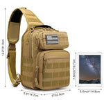 G4Free - 10L Military Tactical Sling Bag MOLLE EDC -D02V719F