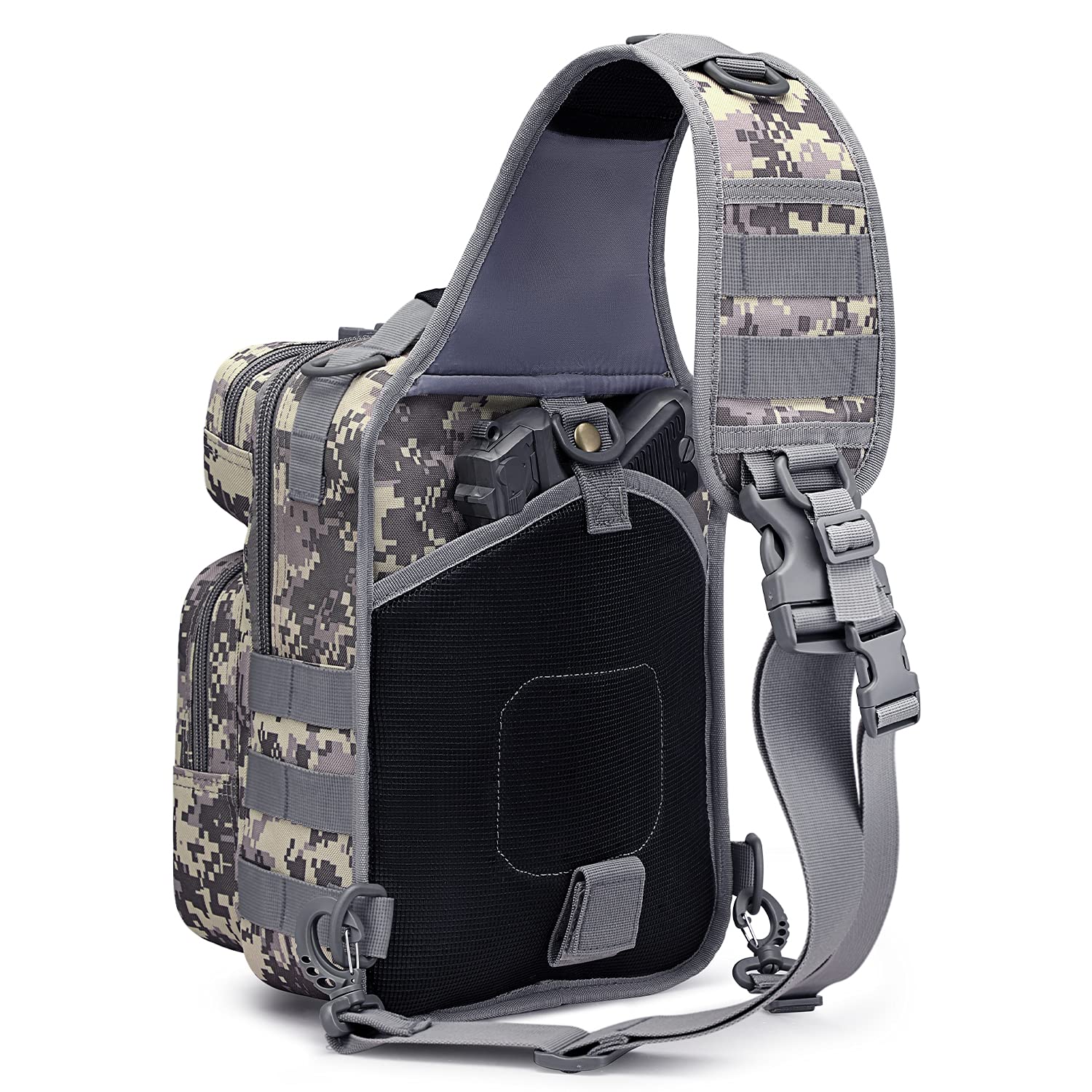 G4Free - 10L Military Tactical Sling Bag MOLLE EDC -D02V719F
