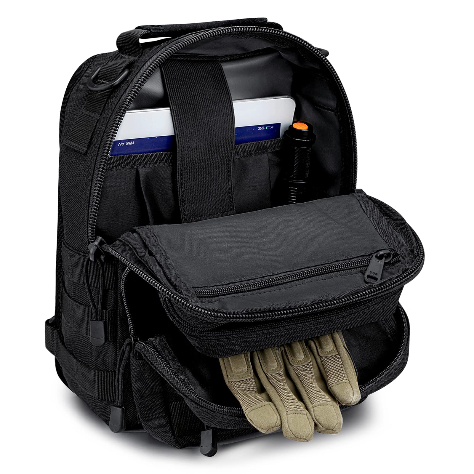 G4Free - 10L Military Tactical Sling Bag MOLLE EDC -D02V719F