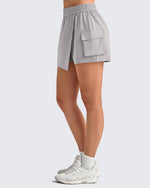 G4Free - 2 in 1 Elastic Waist Tennis Skorts -GF25E443AA-S