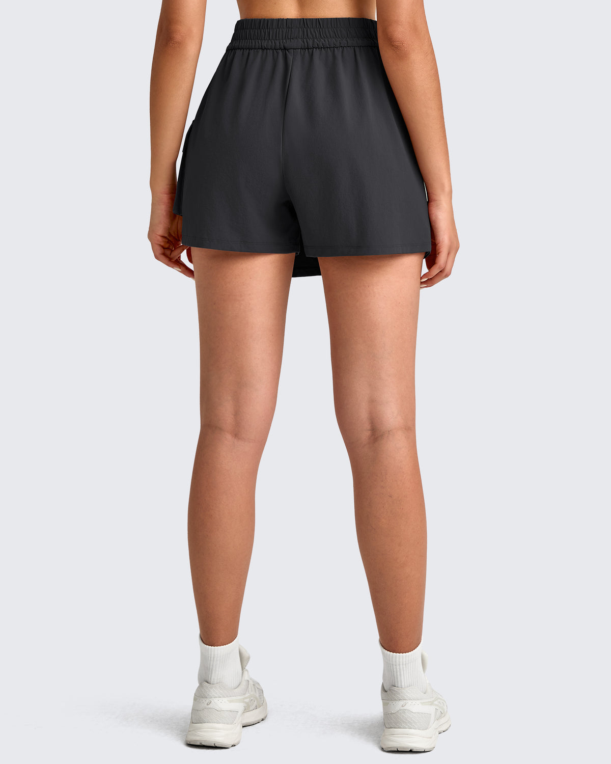 G4Free - 2 in 1 Elastic Waist Tennis Skorts -GF25E443AA-S