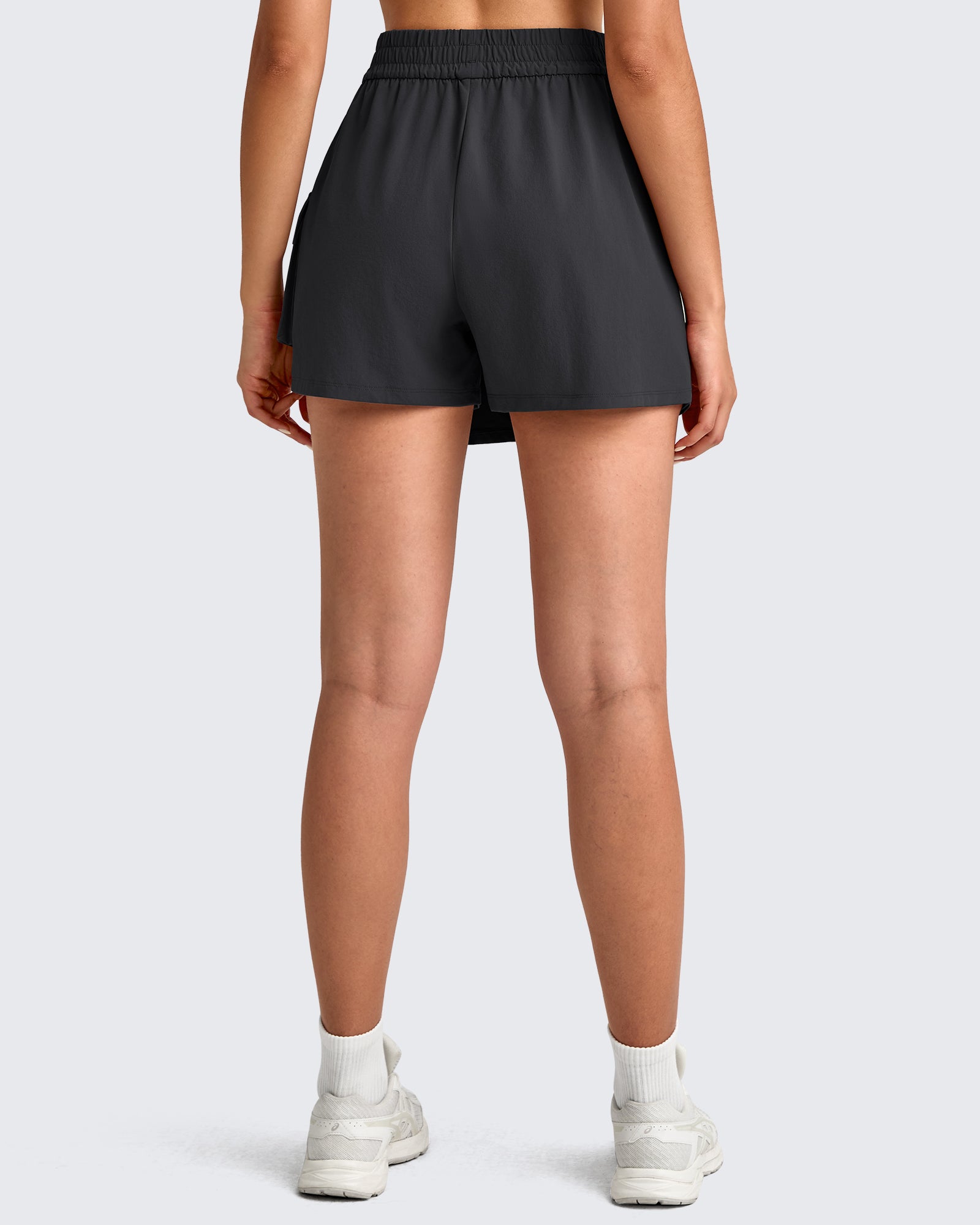 G4Free - 2 in 1 Elastic Waist Tennis Skorts -GF25E443AA-S
