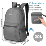 G4Free - 20L Lightweight Packable Backpack -D04V650A-D04V650B-D04V650H-D04V650D-D04V650C