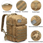 G4Free - 45L Men's Military Tactical Backpack Bug Out Bag -D02V667B