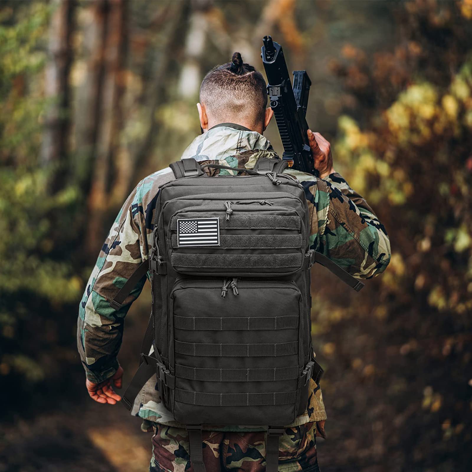 G4Free - 45L Men's Military Tactical Backpack Bug Out Bag -D02V667B