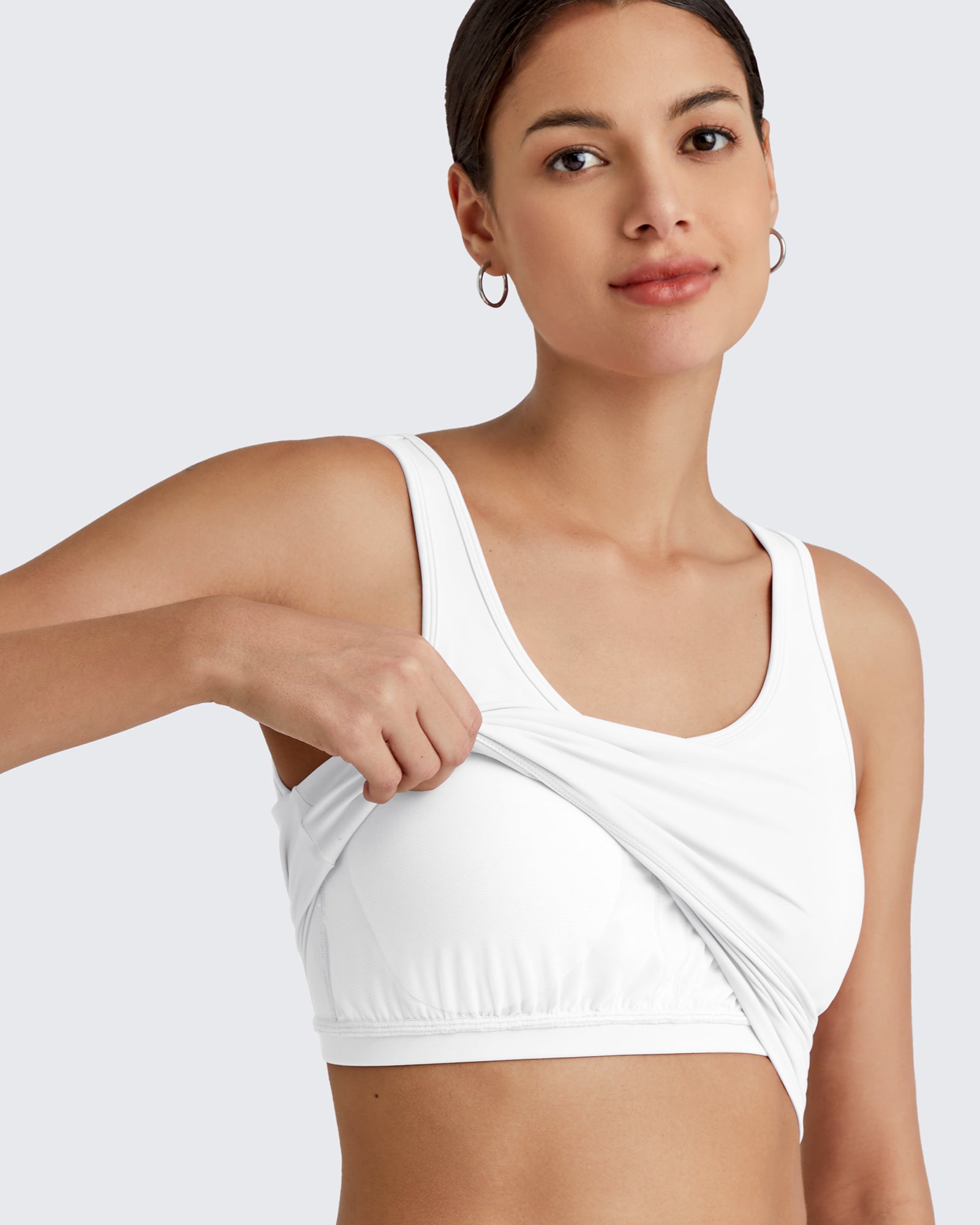 G4Free - BareFeel Built in Bra Workout Tank Tops -GF25L333AA-S