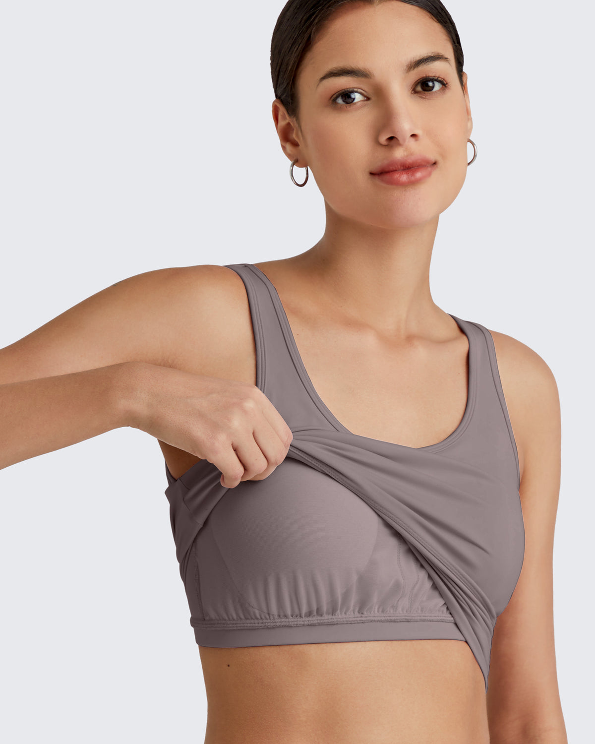 G4Free - BareFeel Built in Bra Workout Tank Tops -GF25L333AA-S