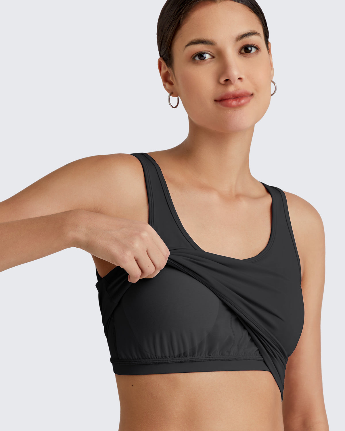 G4Free - BareFeel Built in Bra Workout Tank Tops -GF25L333AA-S