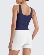 G4Free - BareFeel Built in Bra Workout Tank Tops -GF25L333AA-S