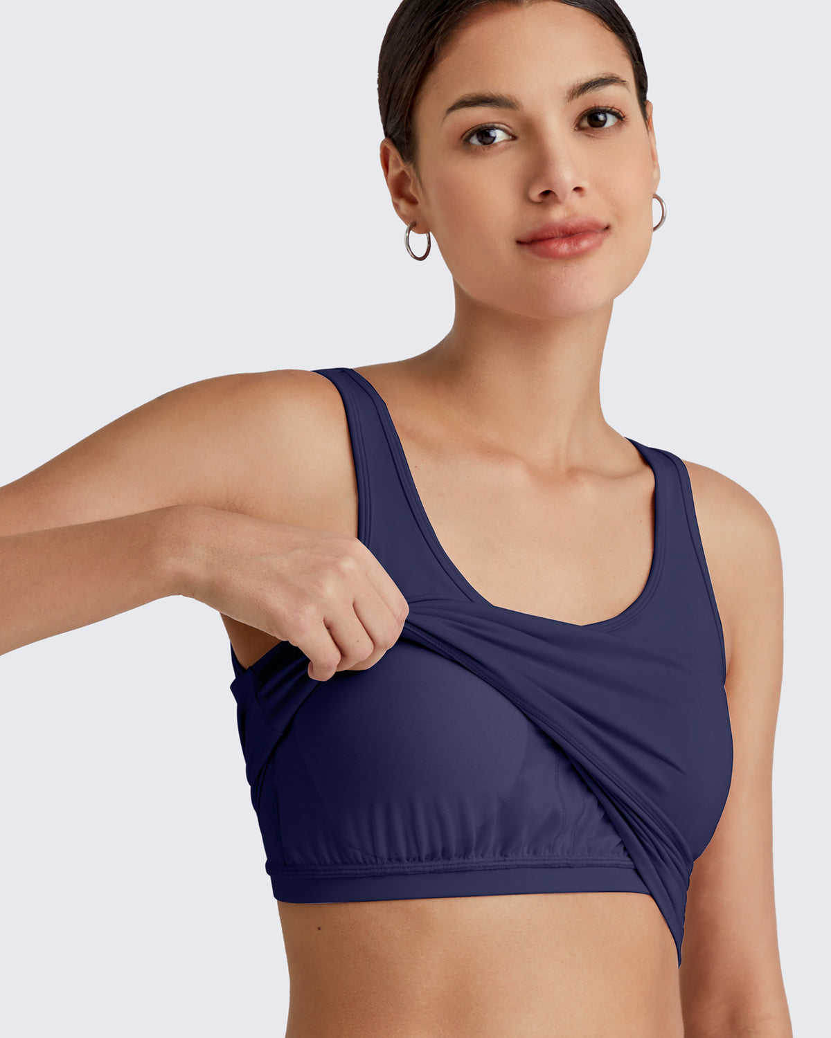 G4Free - BareFeel Built in Bra Workout Tank Tops -GF25L333AA-S