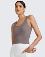 G4Free - BareFeel Built in Bra Workout Tank Tops -GF25L333DA-S