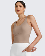 G4Free - BareFeel Built in Bra Workout Tank Tops -GF25L333EA-S
