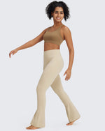 G4Free - BareFeel Casual High-Waisted Mini Flare Pants -GF24A244AA-S