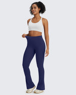G4Free - BareFeel Casual High-Waisted Mini Flare Pants -GF24A244AA-S