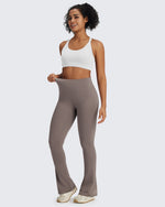 G4Free - BareFeel Casual High-Waisted Mini Flare Pants -GF24A244AA-S