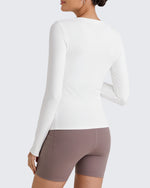 G4Free - BareFeel Crew Neck Ruches Maternity Long Sleeve -GF25BY380CA-S