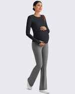 G4Free - BareFeel Crew Neck Ruches Maternity Long Sleeve -GF25BY380CA-S