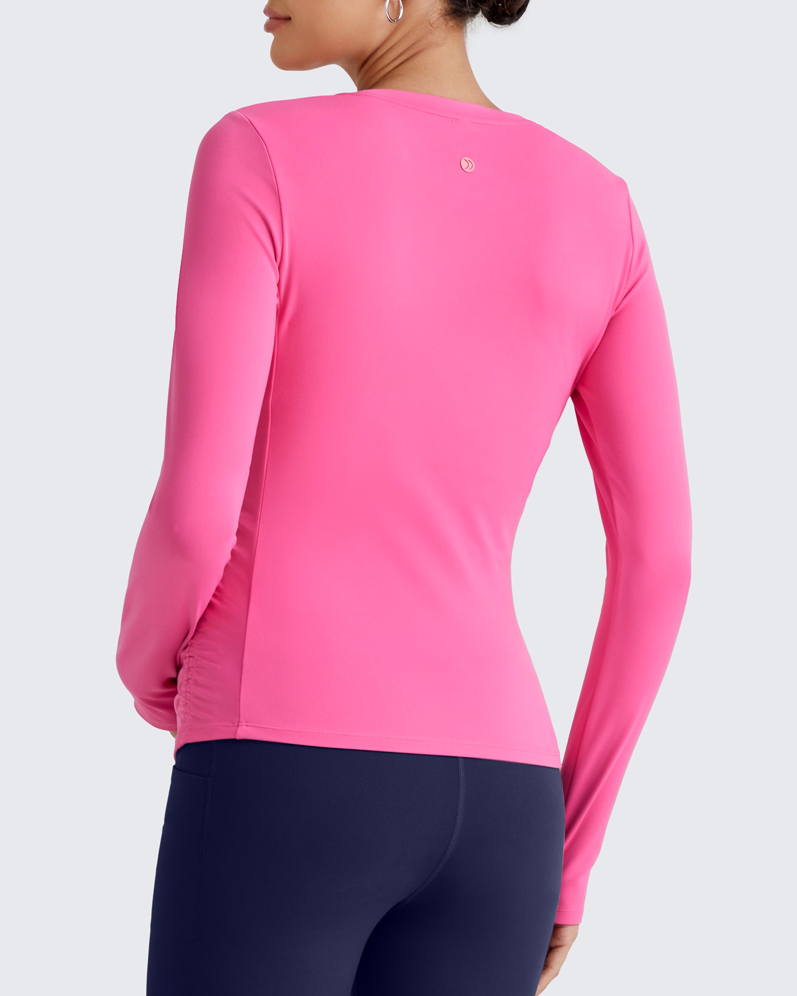 G4Free - BareFeel Crew Neck Ruches Maternity Long Sleeve -GF25BY380CA-S