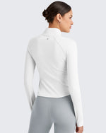 G4Free - BareFeel Cropped Slim Fit Full Zip Workout Jackets -GF25M411AA-S
