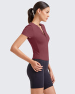 G4Free - BareFeel Half Zip Slim Fit Athletic Shirts -GF25K335DA-S