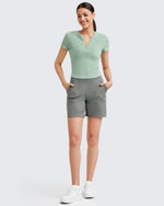 G4Free - BareFeel Half Zip Slim Fit Athletic Shirts -GF25K335DA-S