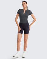 G4Free - BareFeel Half Zip Slim Fit Athletic Shirts -GF25K335DA-S
