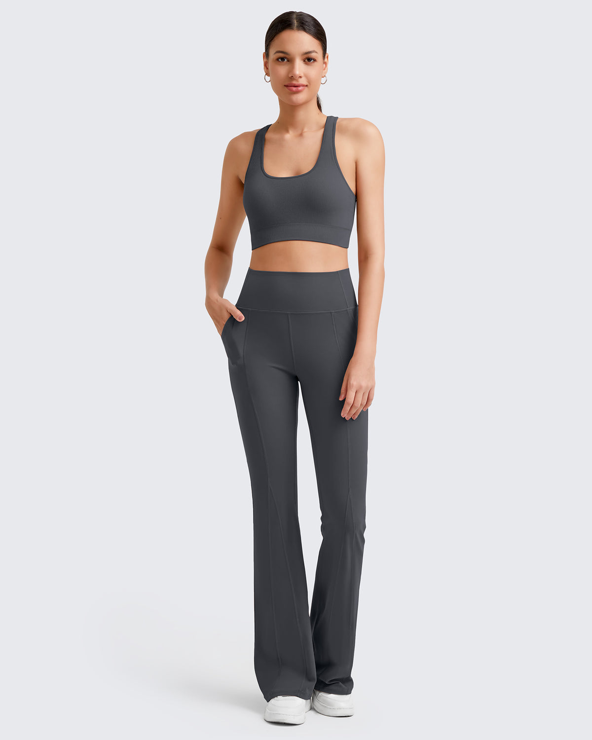G4Free - BareFeel High-Rise Flare Yoga Casual Pants -GF24A329AA-S