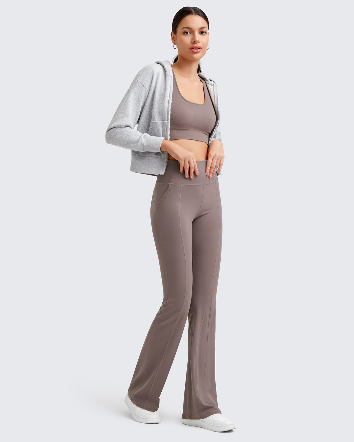 G4Free - BareFeel High-Rise Flare Yoga Casual Pants -GF24A329AA-S